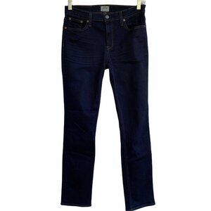 J Crew Womens Matchstick Jeans Size 27 Dark Wash E0079 Cotton Blend Stretch
